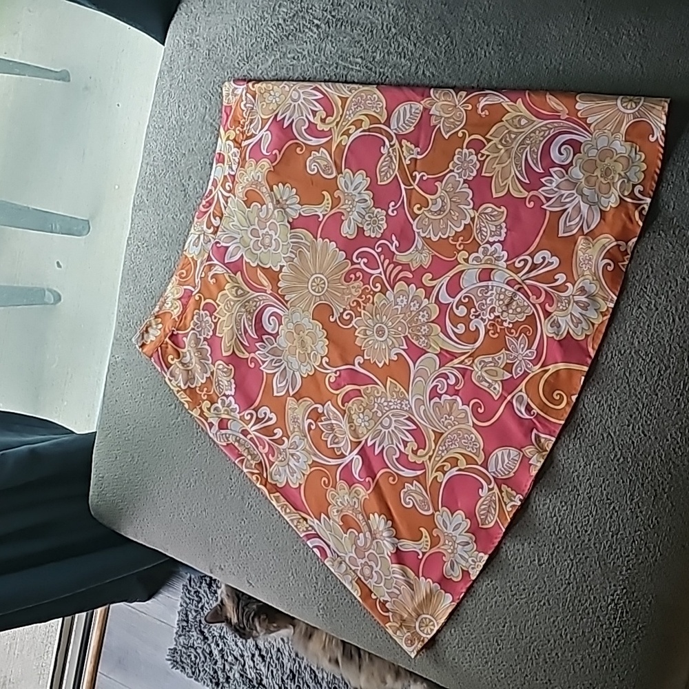 Liz & Co. A-Line Print Skirt